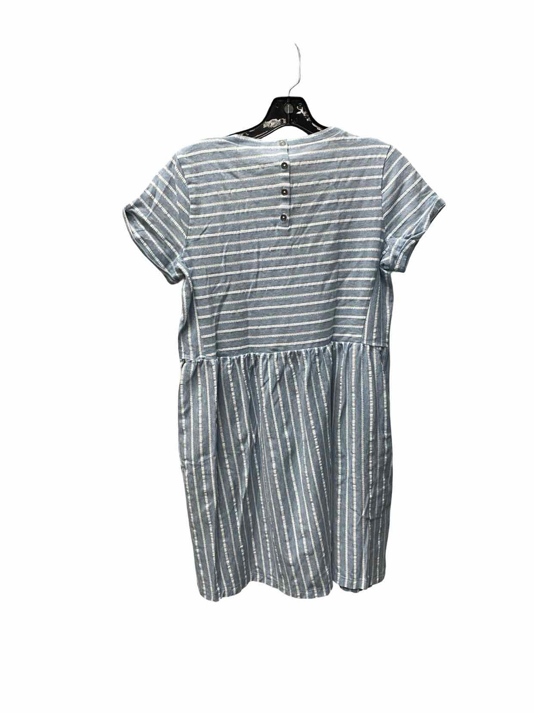 Loft Size S Blue White Striped Dress