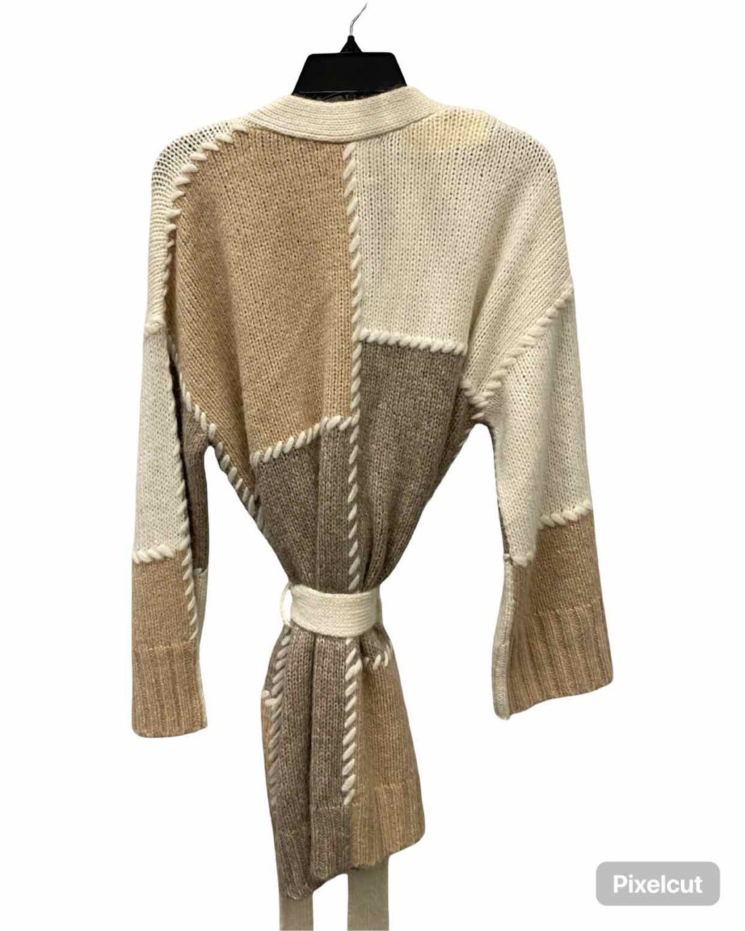 Eleven Six Size XS Brown White Sweater