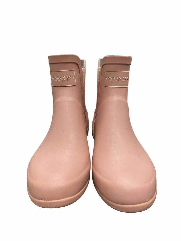 London Fog Shoe Size 8 Pink Piccadilly Rain Boots(Ankle)