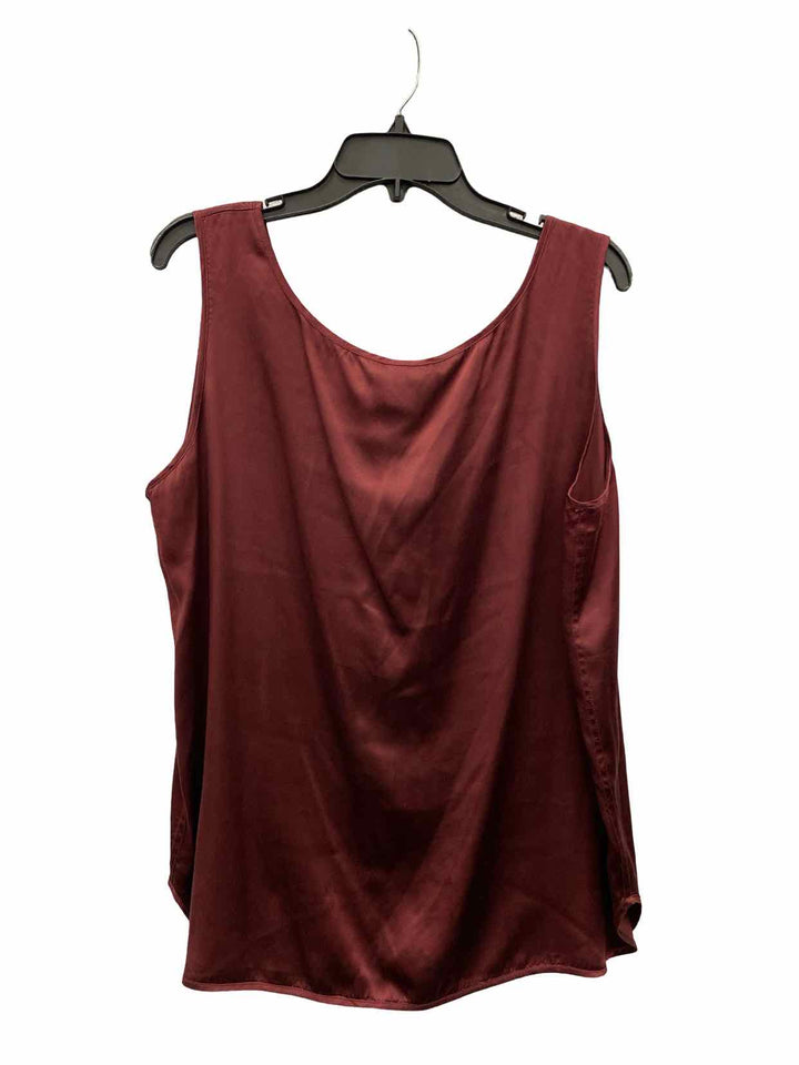 Dolma Size 1XL Plum Silk Tank Top