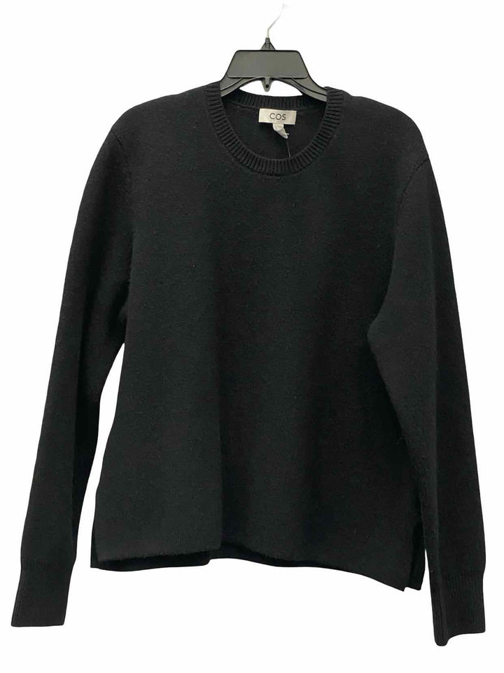 COS Size L Black 97% Wool Sweater