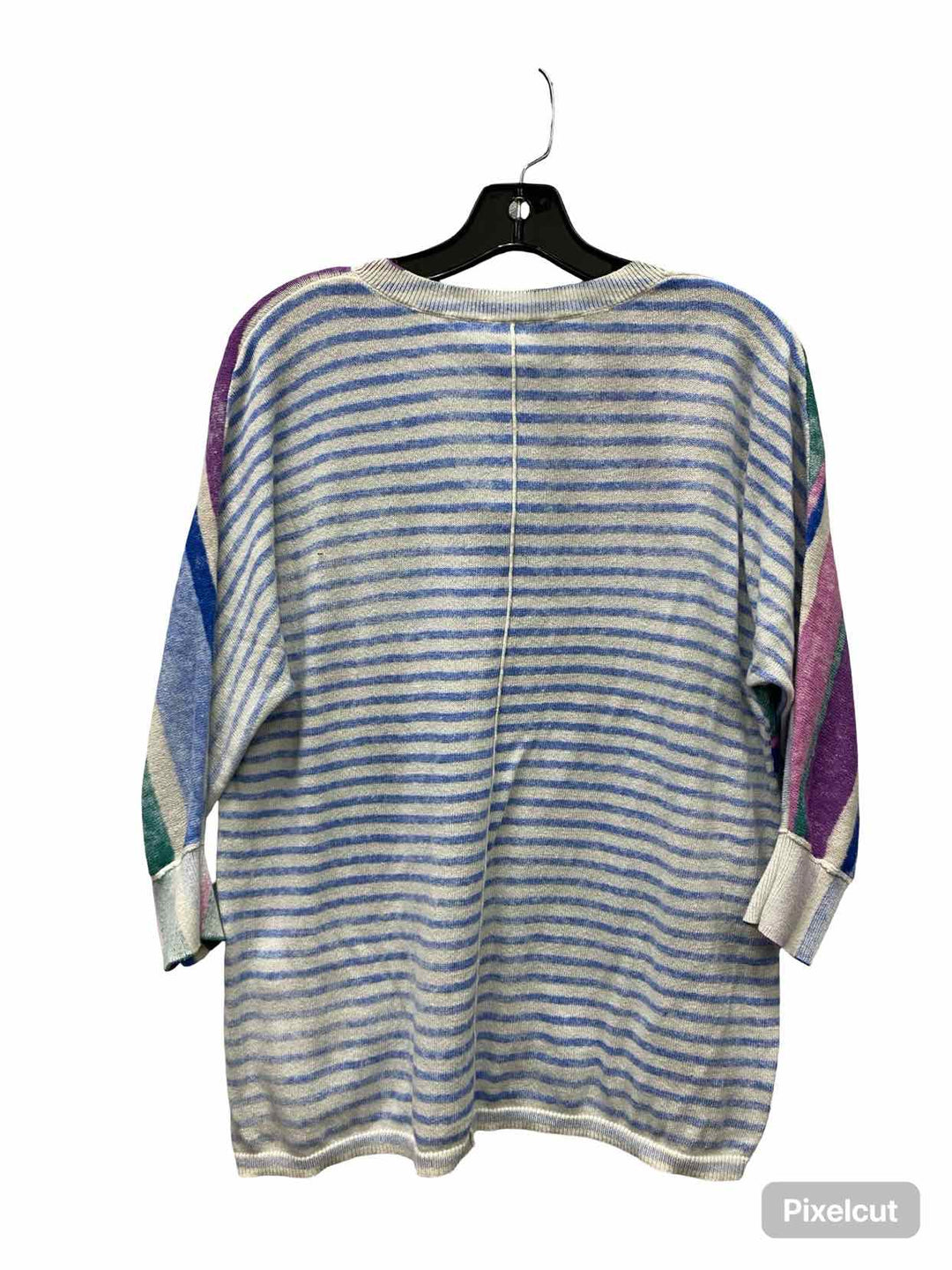 Sundance Size S Multi-Color Stripe 100% cotton Sweater