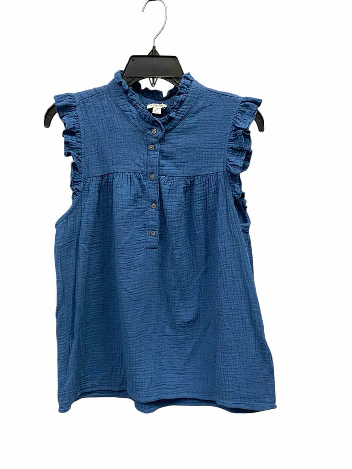 J Crew Size M Blue Tank Top