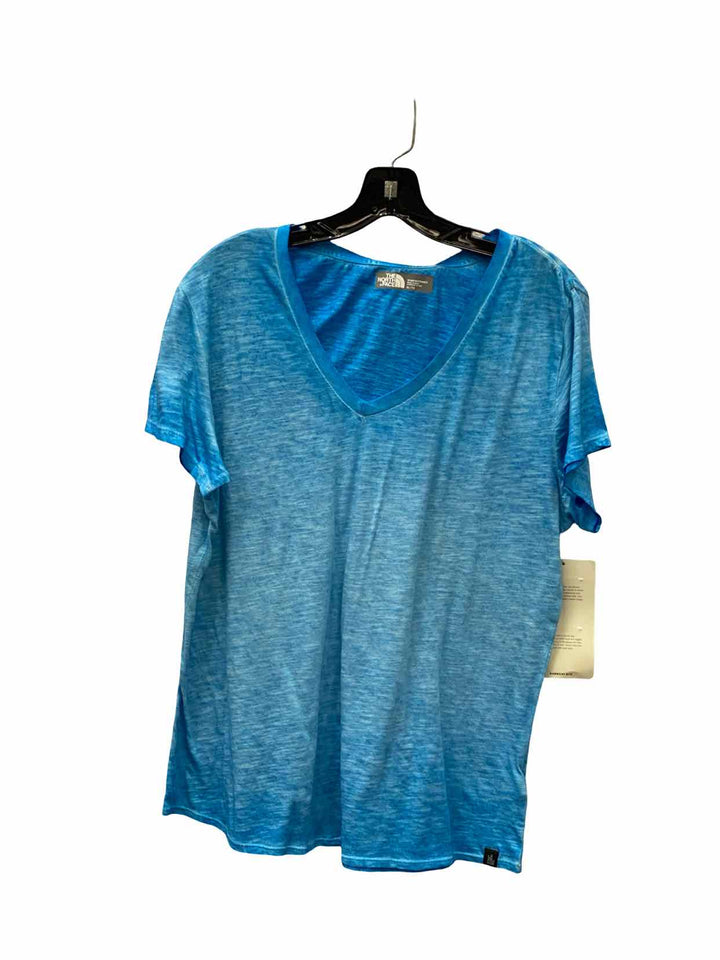 The North Face Size XL Blue 100% cotton T-shirt