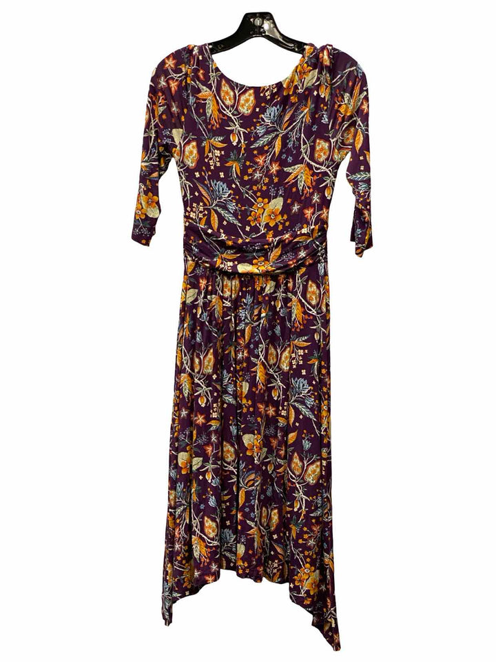 Maeve Size XS Purple Floral Dress