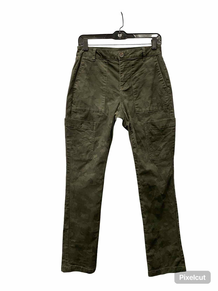 Cabi Size 2 Green camo print Pants