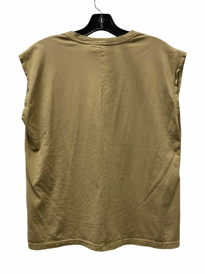 Nordstrom Size S Olive 100% cotton Short Sleeve Shirts
