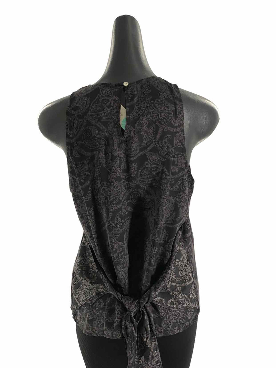 Beacon Apparel Size M Gray Paisley Tank Top