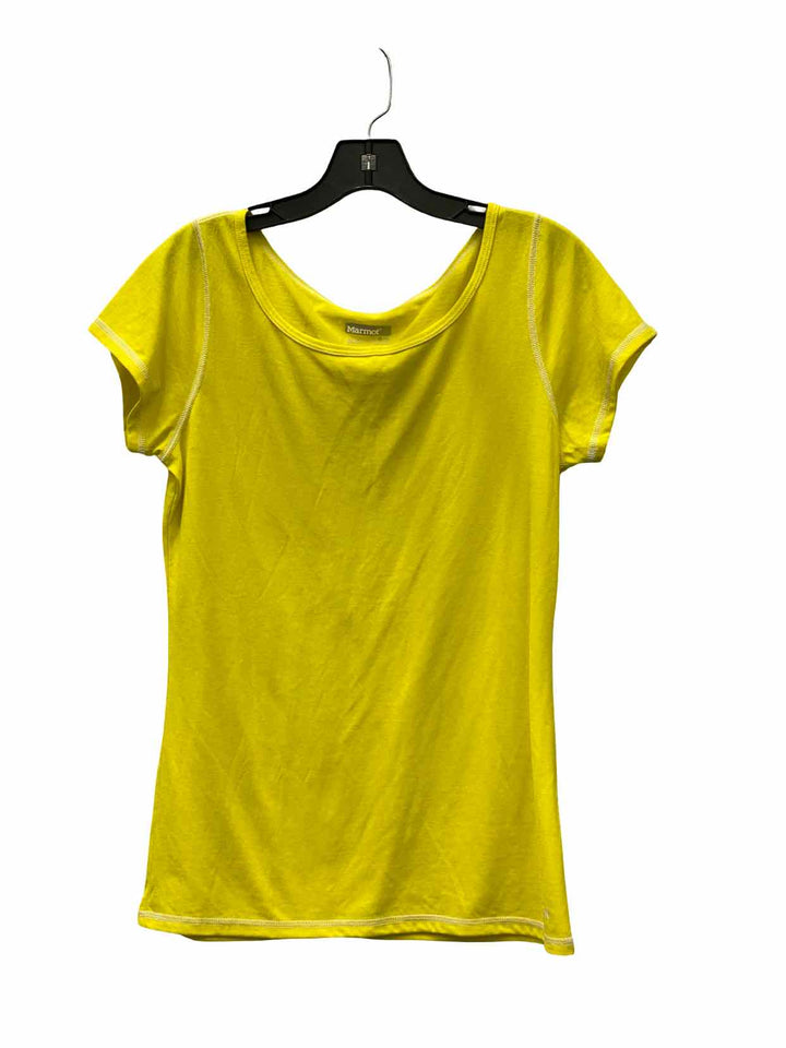 Marmot Size M Yellow T-shirt