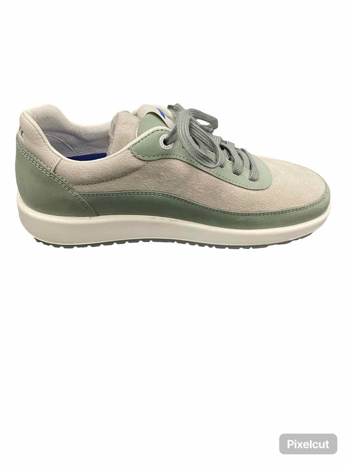 Birkenstock Shoe Size 38 Sage/Antique White Leather Honnef City Sneakers