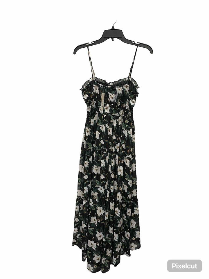 Francescas Size S Black White Floral NWT Dress