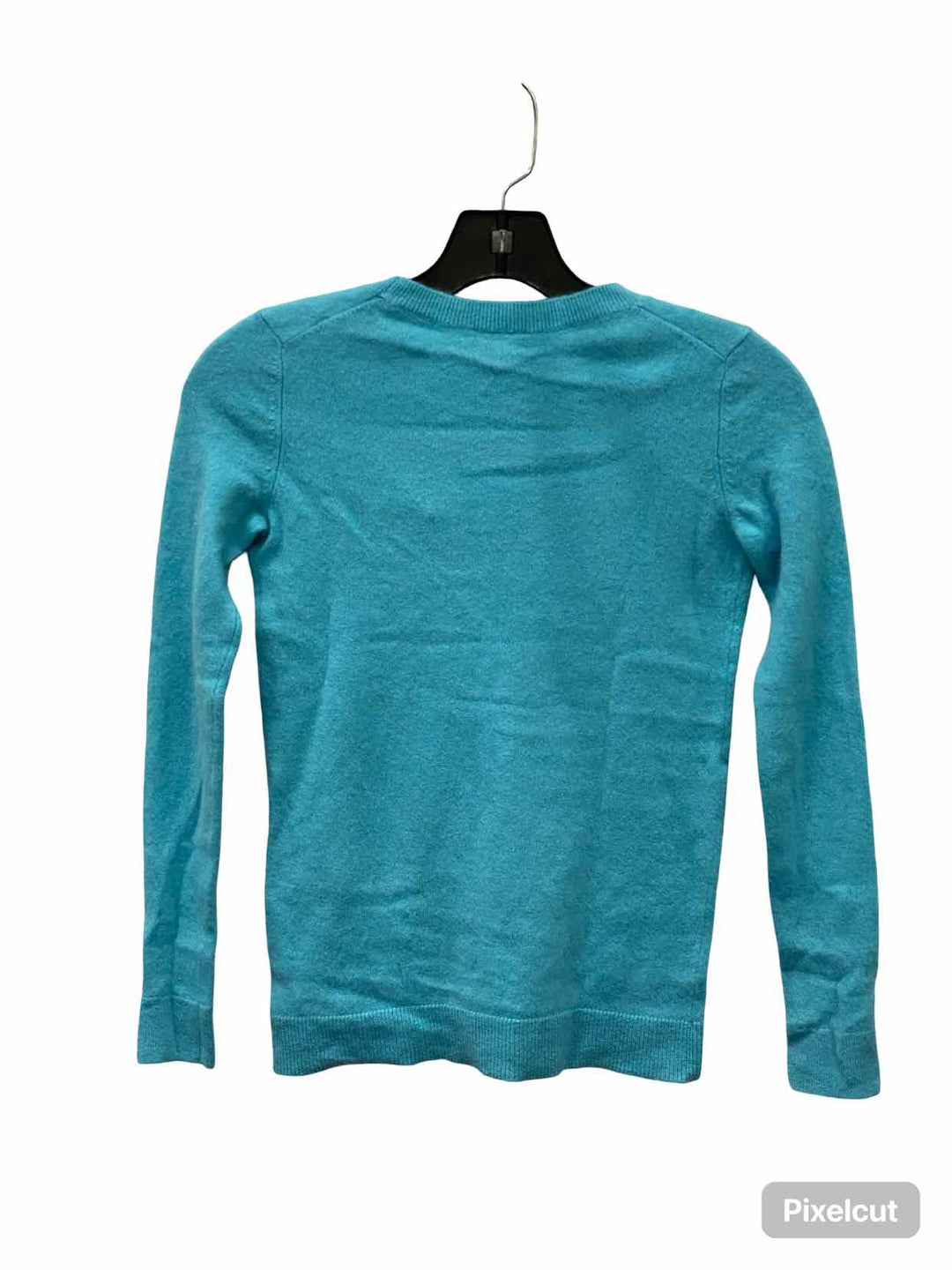 Talbots Size P Blue 100% cashmere Sweater