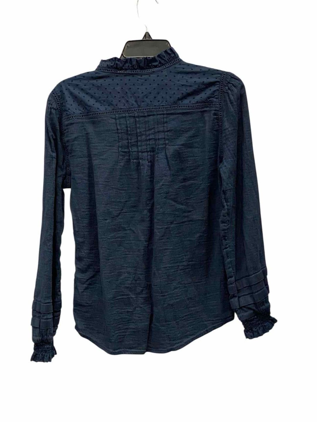 Quince Size M Blue Long Sleeve Shirts