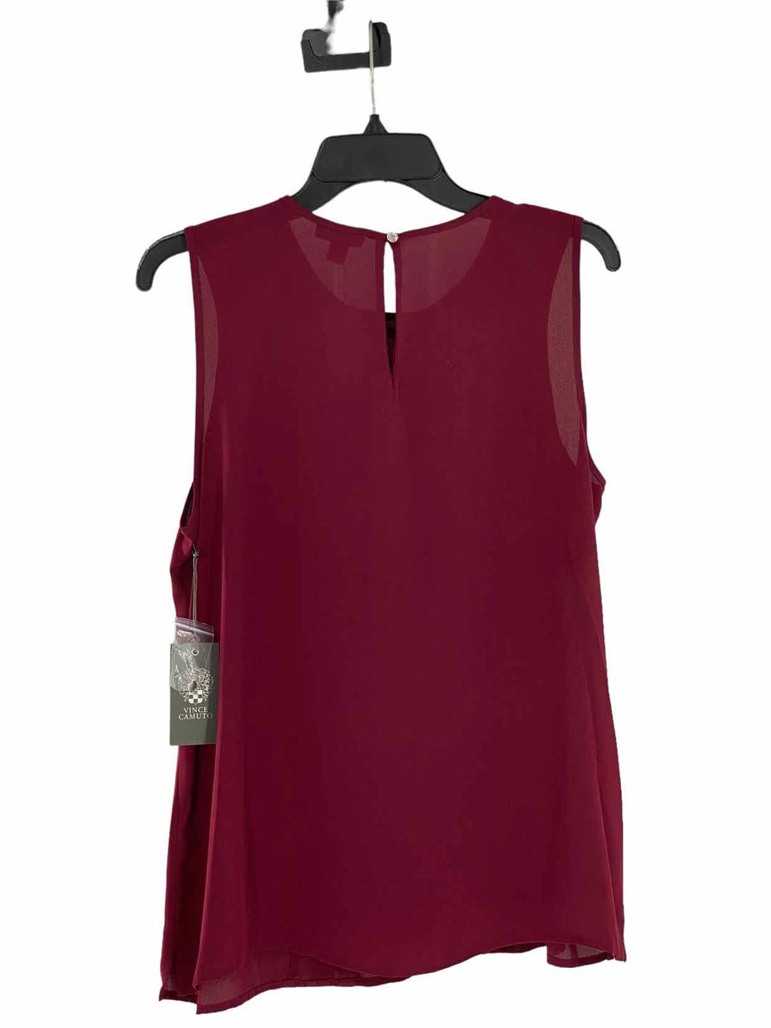 Vince Camuto Size M Burgundy Tank Top