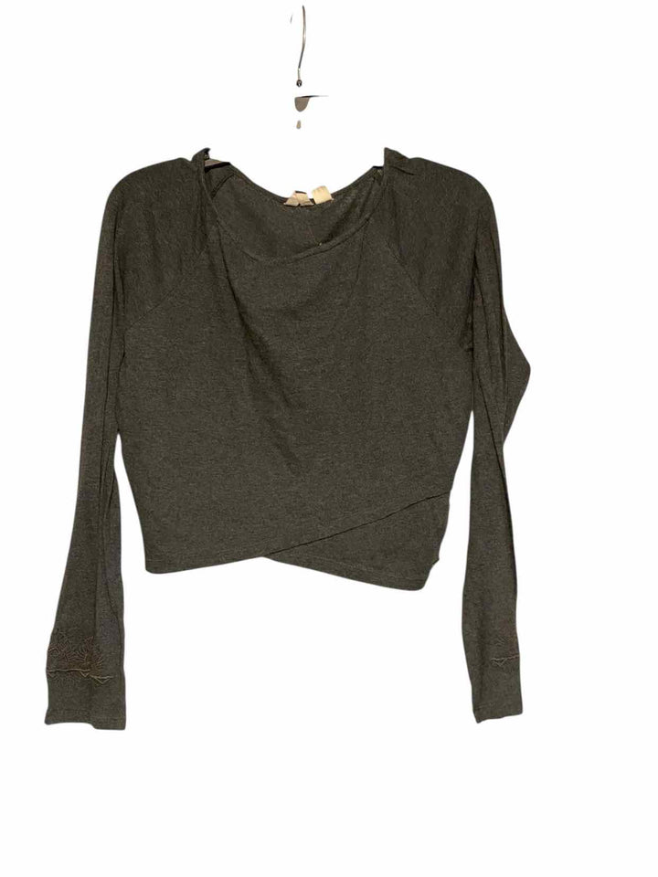 Roxy Size L Grey Long Sleeve Shirts