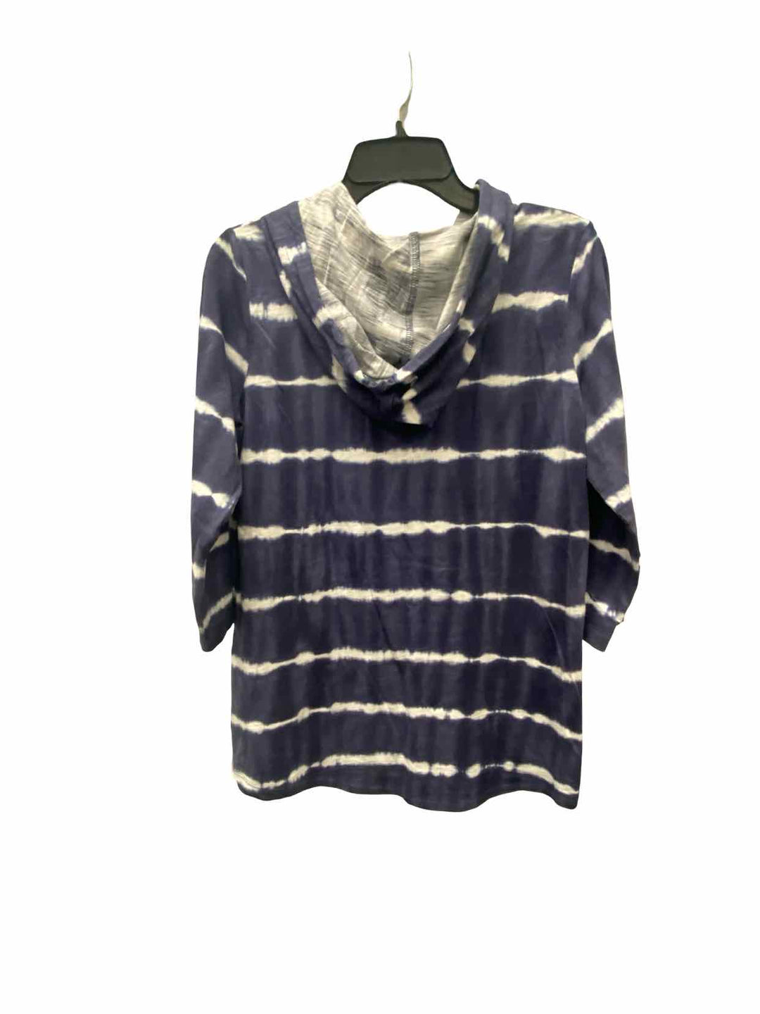 Belle by Kim Gravel Size S Blue White Long Sleeve Shirts