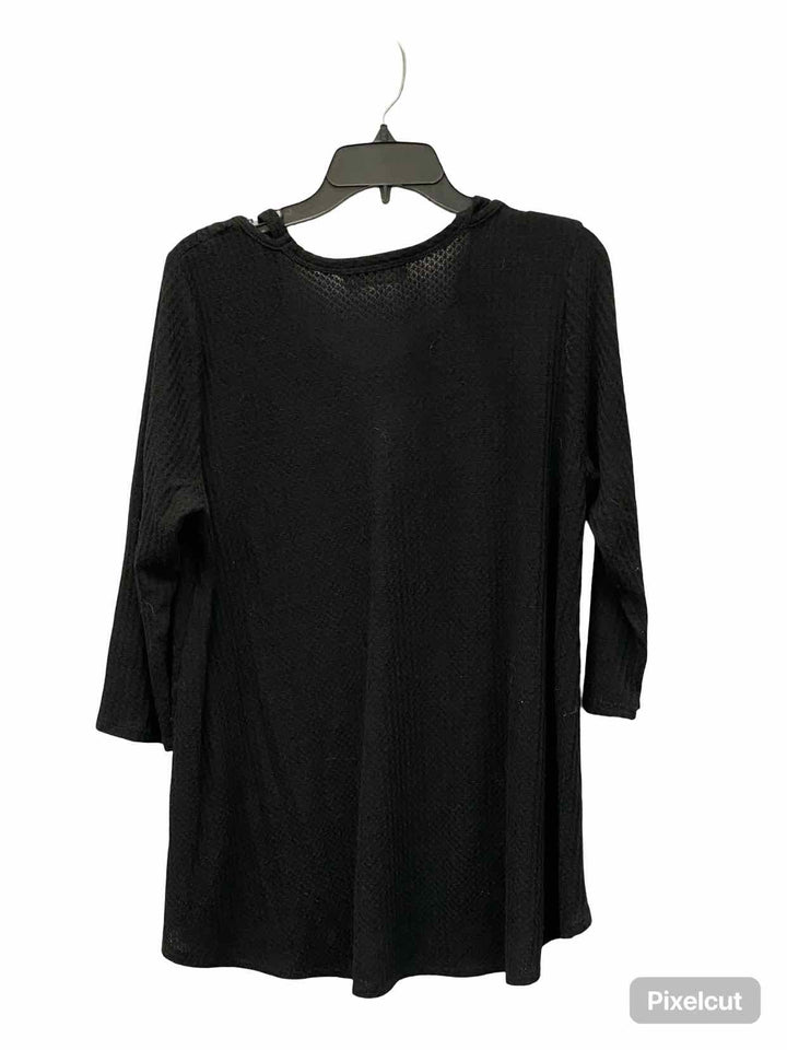 Sinuous Size L Black Sweater