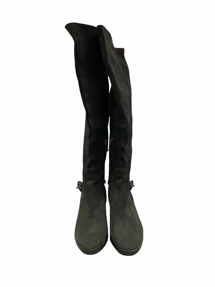 Karl Lagerfeld Shoe Size 7 Black Suede Boots(knee)