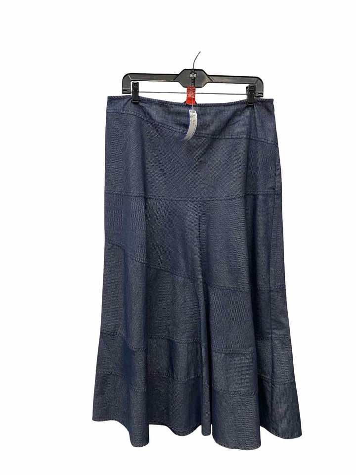 Sundance Size 14 Blue Stripes Skirt