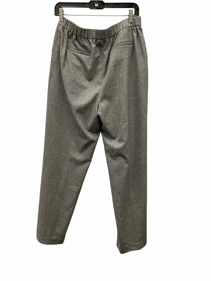 Lafayette 148 Size M Gray Silver Wool Pants