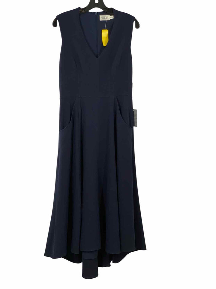 Eliza J Size 8 Navy Dress