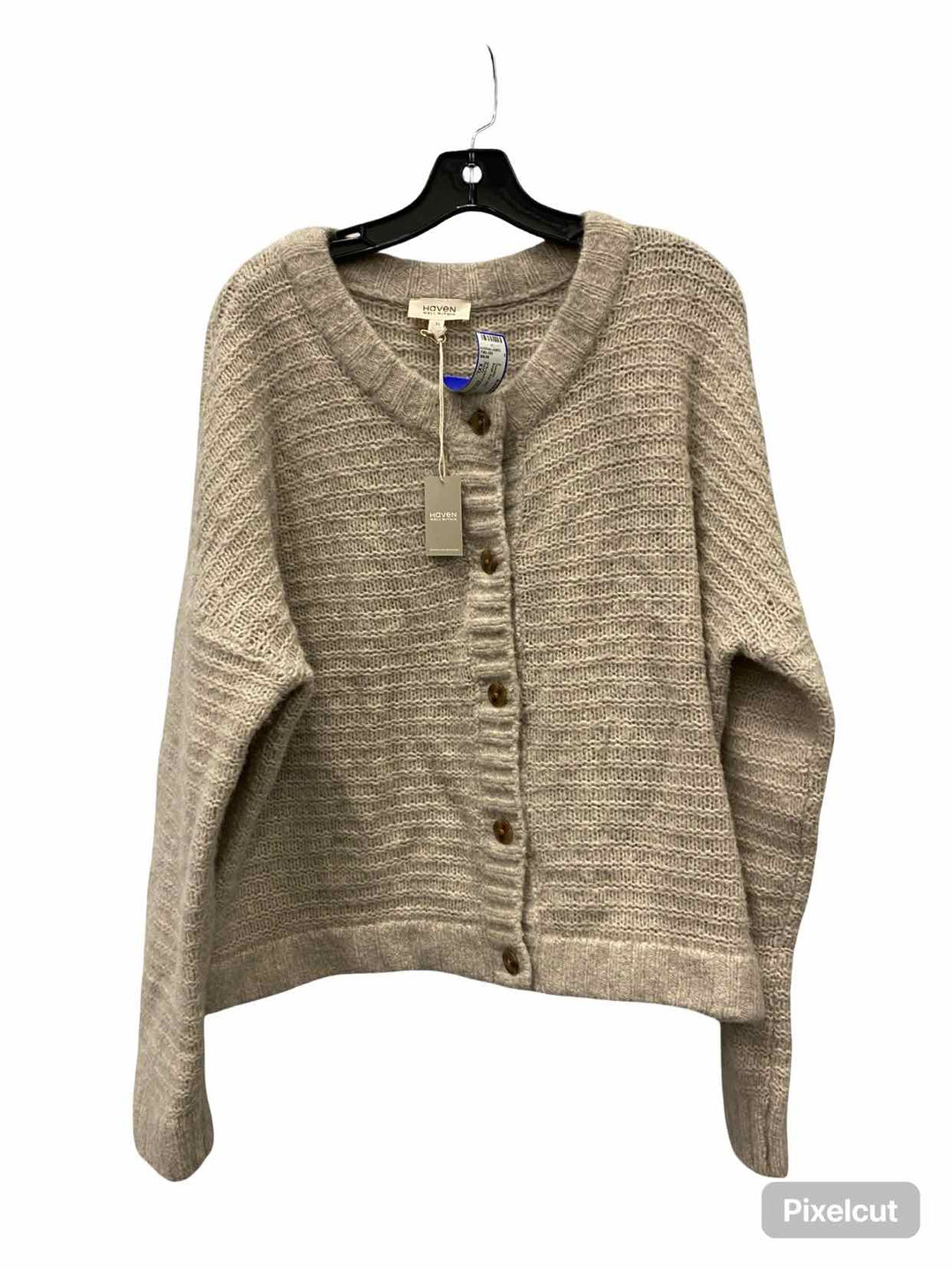 Haven Size XXL Beige Knit Sweater