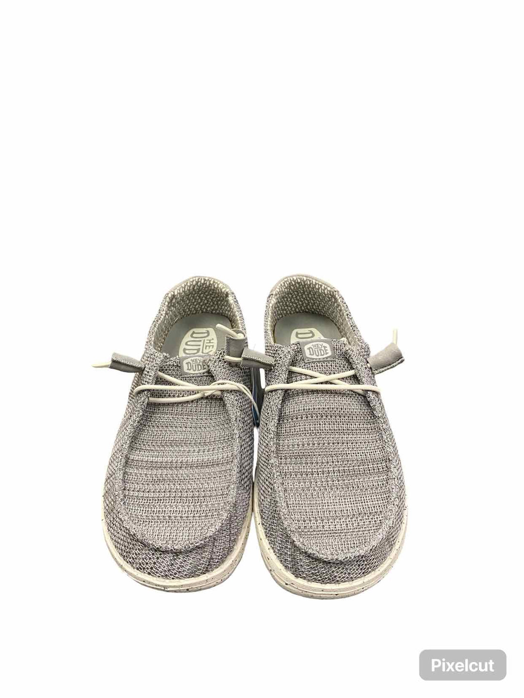 Hey Dude Shoe Size 7 Grey NWT Wendy Stretch Sox Flats