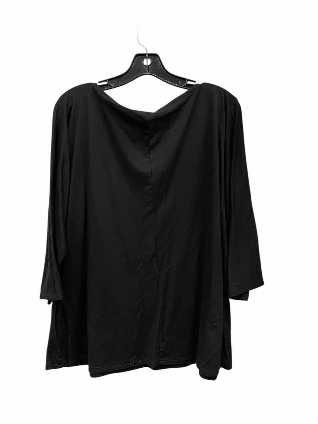 Eileen Fisher Size L Black Long Sleeve Shirts