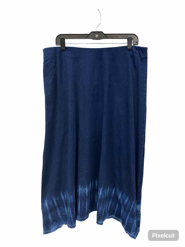 J Jill Size L Blue Skirt