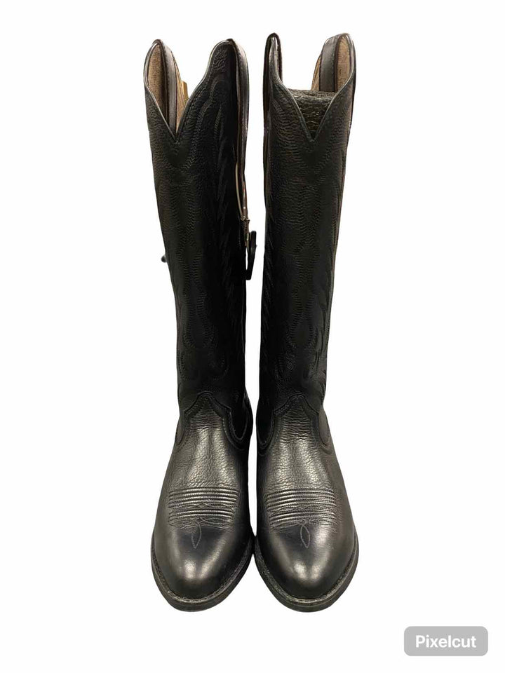Ariat Shoe Size 8.5 Black Leather Boots(knee)