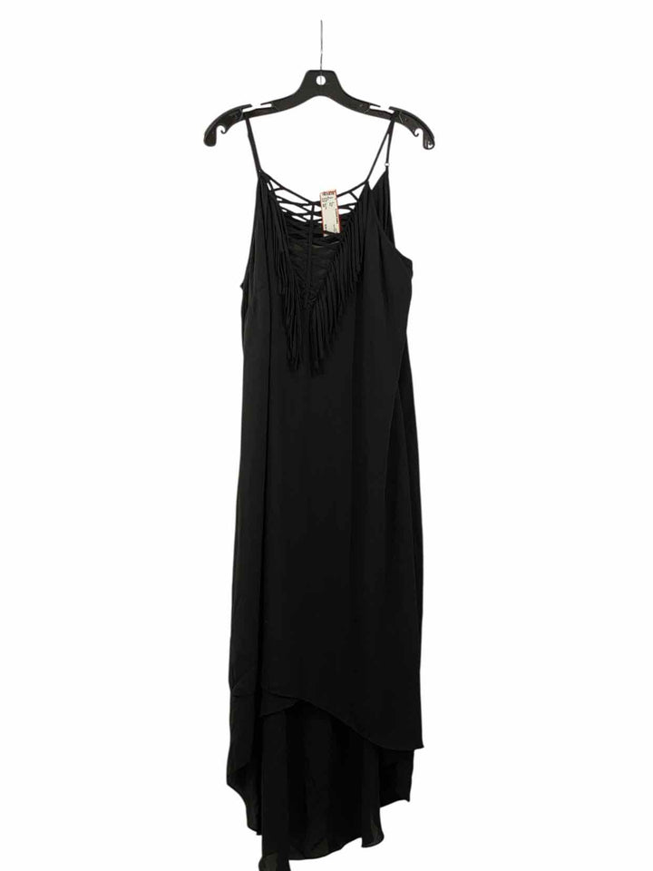 City Chic Size 14 Black Dress