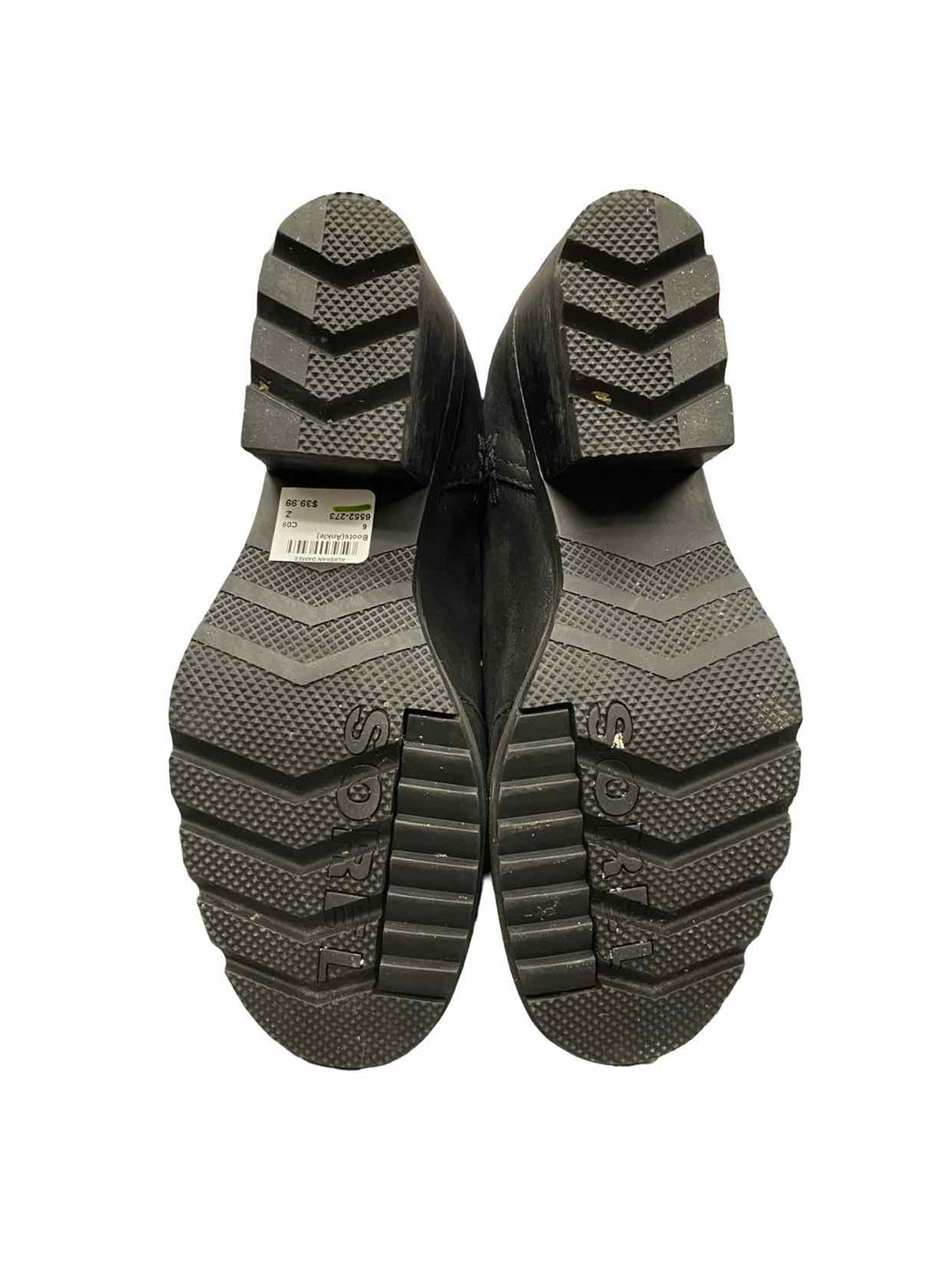 Sorel Shoe Size 6 Black Leather Cate Boots(Ankle)