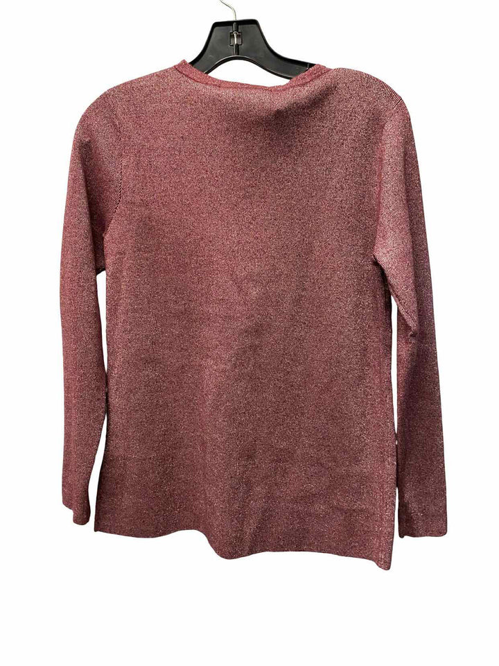 Colleen Lopez Size M Pink Silver Long Sleeve Shirts