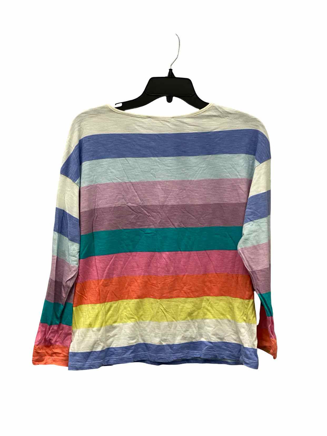 For The Republic Size M Multi-Color Striped Long Sleeve Shirts