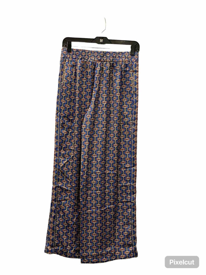 Max Studio Size S Blue Print Pants