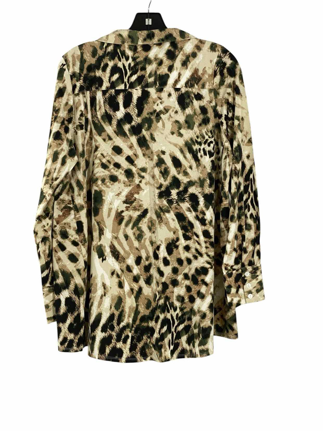 Wynne Layers Size M Brown Green Long Sleeve Shirts