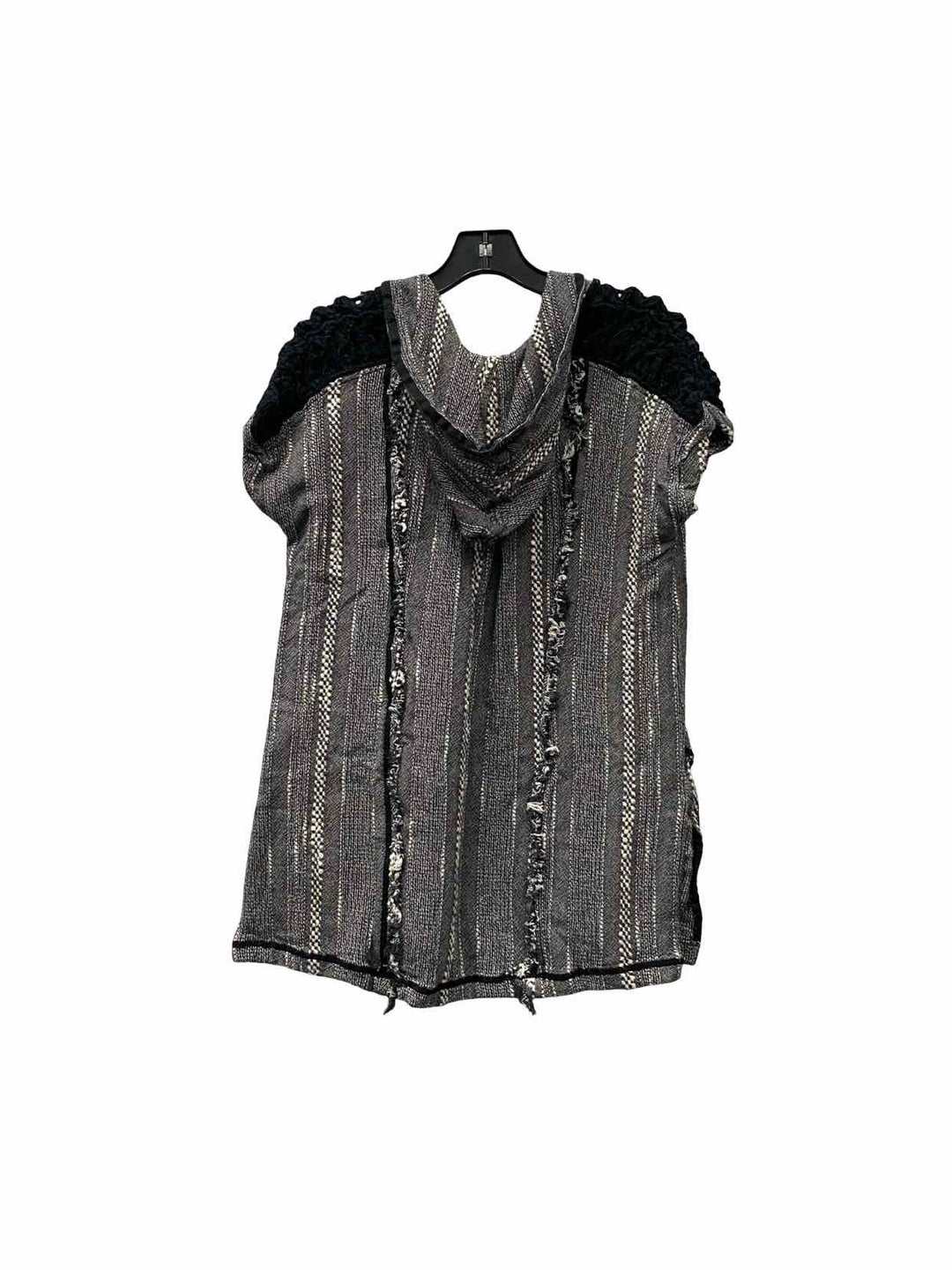 Free People Size XS Black Grey Short Sleeve Shirts