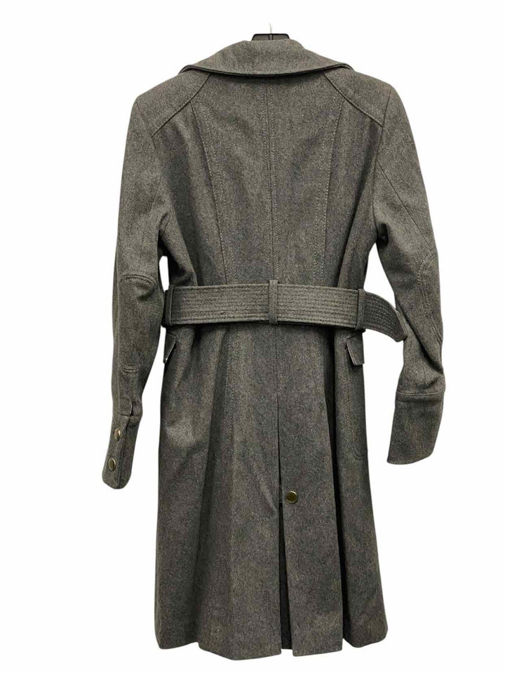 Kenneth Cole Size 8 Gray Coat(Long)