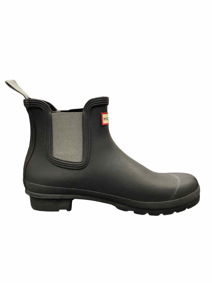 Hunter Shoe Size 11 Black Grey Chelsea Boots(Ankle)