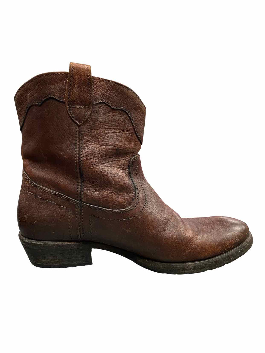 Frye Shoe Size 8 Brown Leather Boots(Ankle)