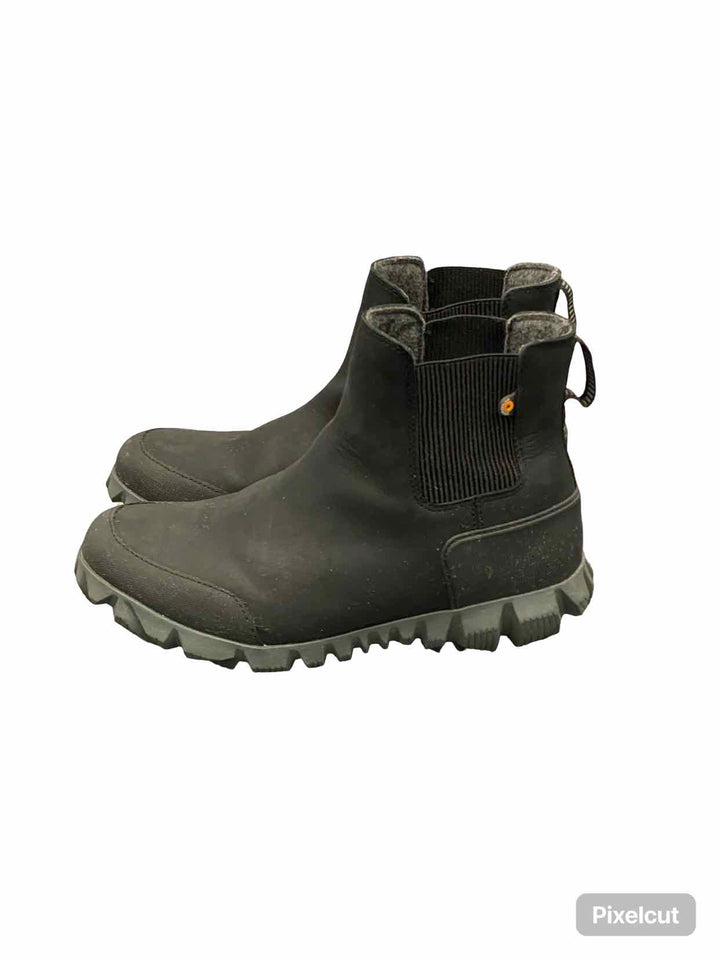 Bogs Shoe Size 7 Black waterproof Urban Leather Chelsea Boots(Ankle)