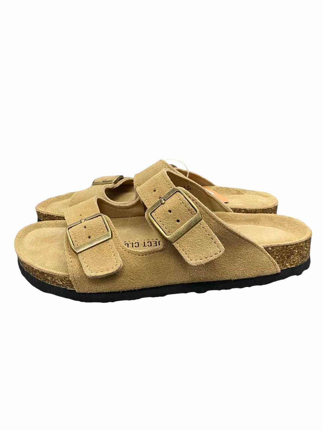 Project Cloud Shoe Size 6.5 Brown Leather Memory Foam Venita Sandals
