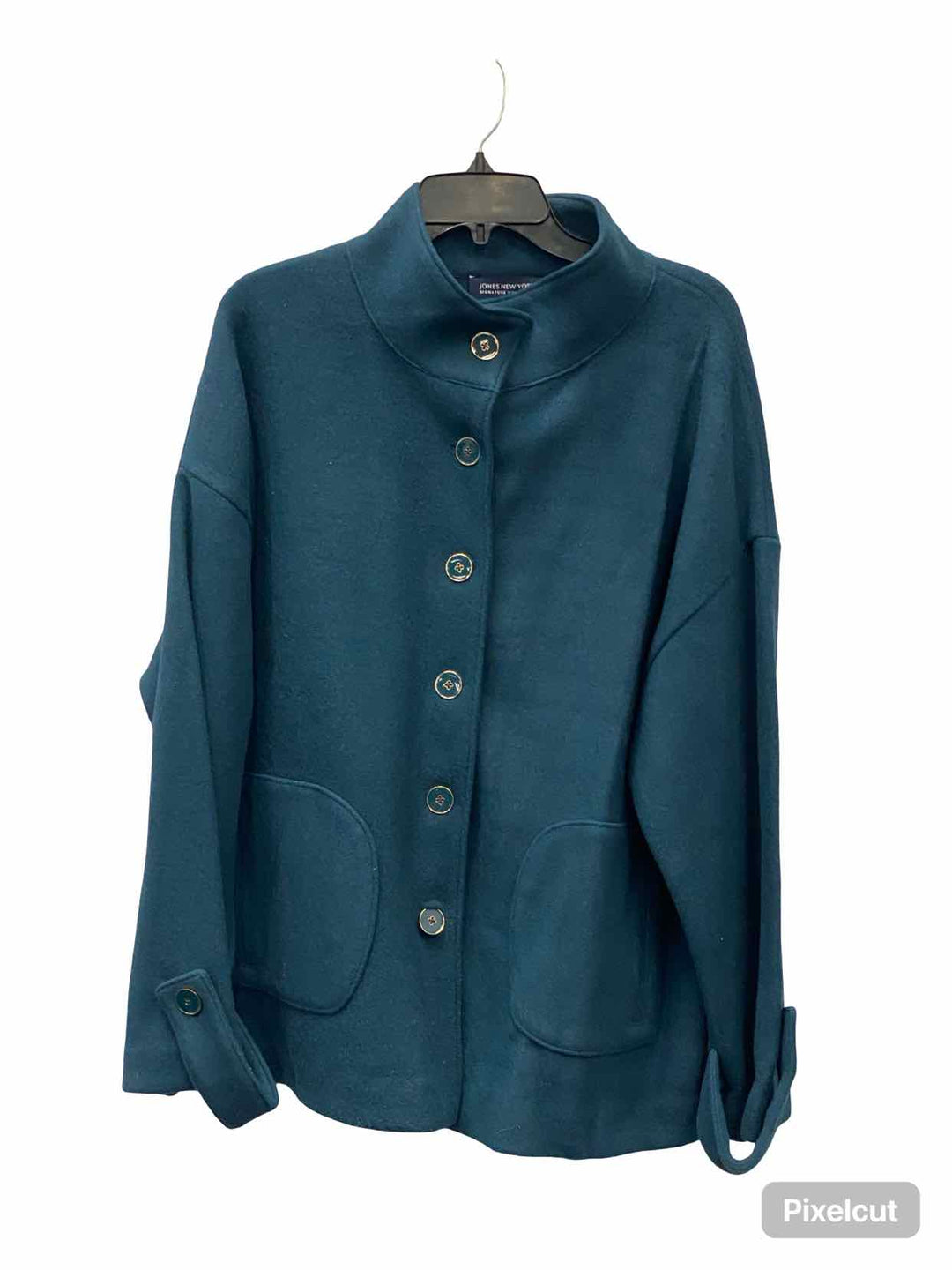 Jones New York Size 2X Blue 79% Wool Jacket