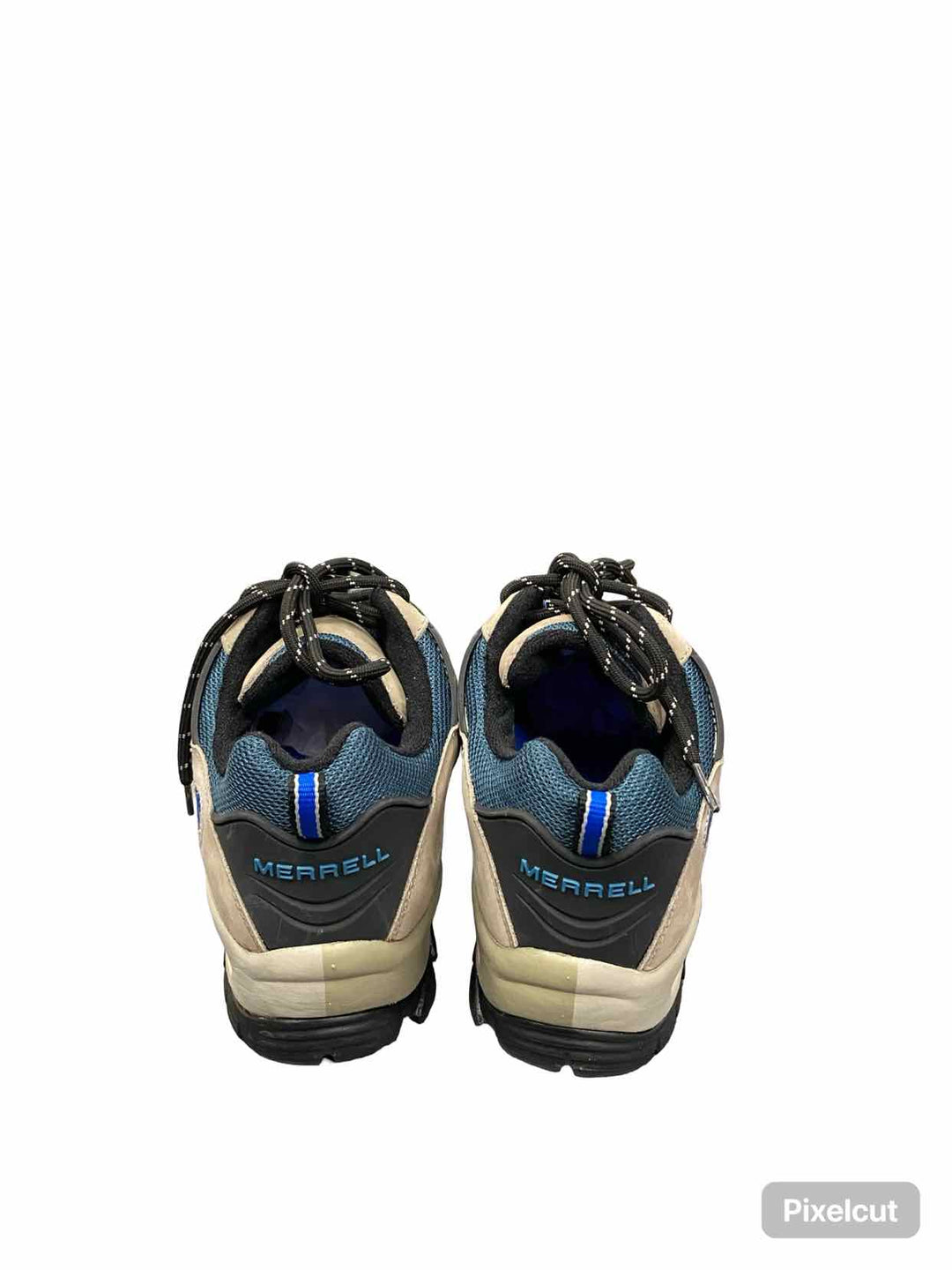 Merrell Shoe Size 8.5 Tan Black & Blue waterproof NWOT Sneakers