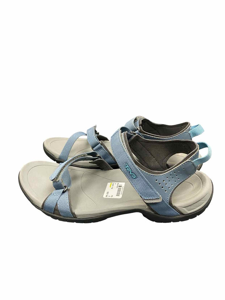 Teva Shoe Size 9 Blue Grey Verra Sandals
