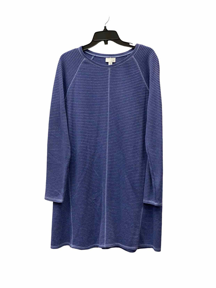 J Jill Size M Blue Stripe Dress