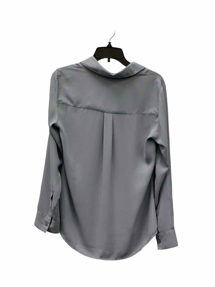 Express Size M Gray Long Sleeve Shirts