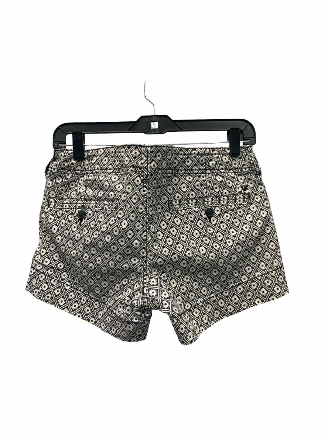 American Eagle Size 6 Black White Shorts