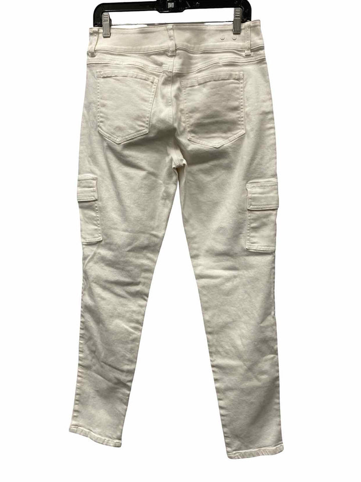 Cabi Size 8 White Jeans