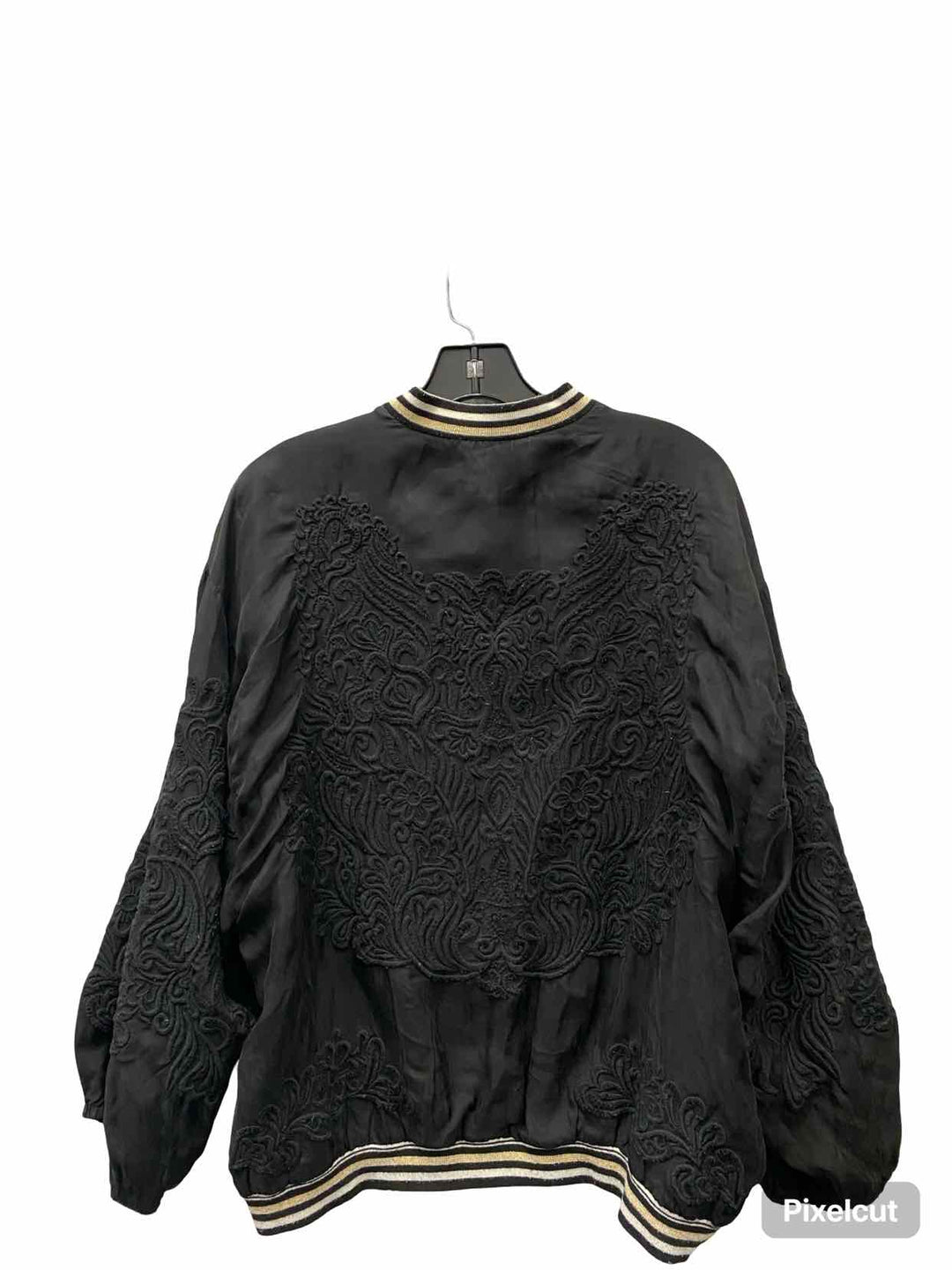 Johnny Was Size S Black Embroidered Coat(short)